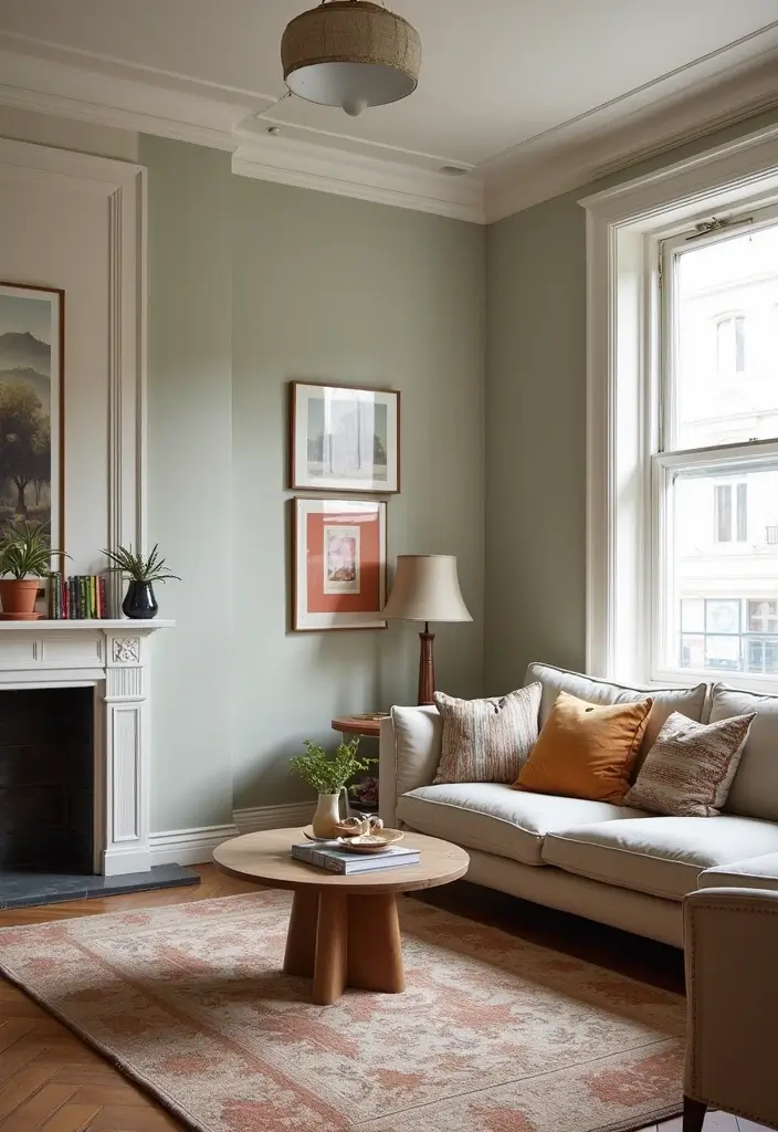 27 Art Wall Living Room Ideas That Feel Creative and Expressive - 18. Art in Unexpected Places