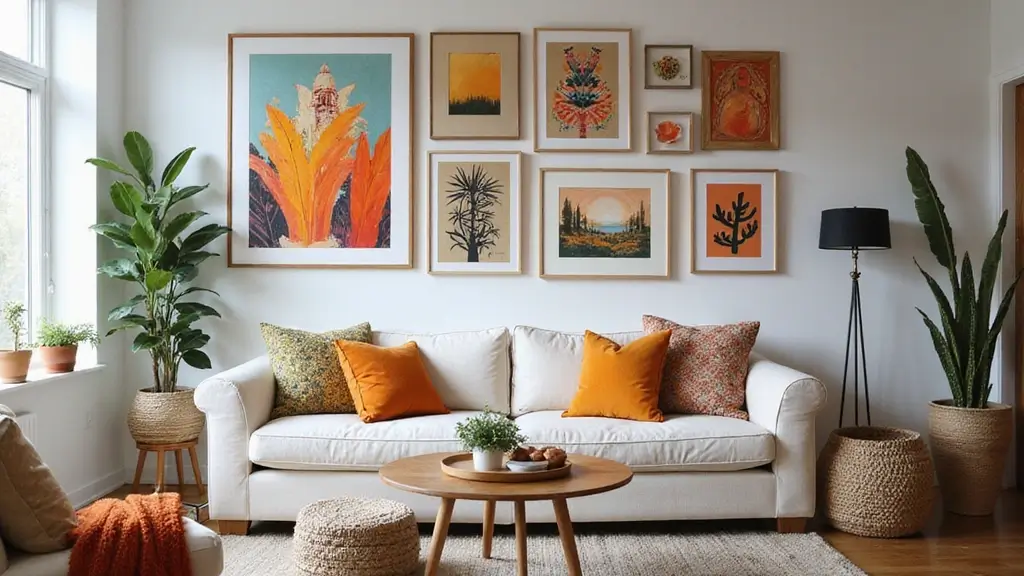 27 Art Wall Living Room Ideas That Feel Creative and Expressive