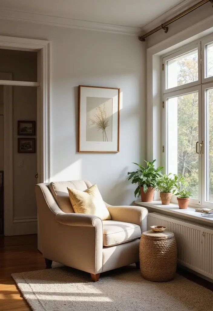 27 Cozy Country Living Room Ideas That Feel Inviting and Timeless - 9. Cozy Nooks