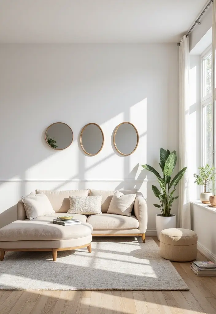 27 Double Wide Living Room Ideas That Feel Spacious and Comfortable - 1. Light-Colored Walls