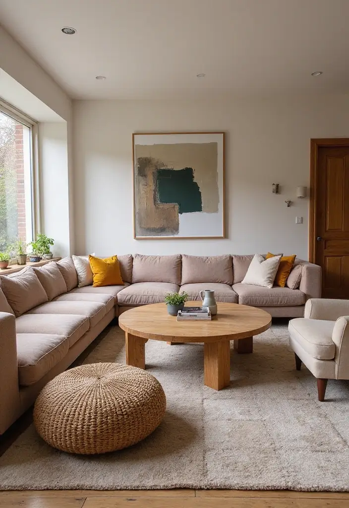 27 Double Wide Living Room Ideas That Feel Spacious and Comfortable - 14. Use of Color Palettes