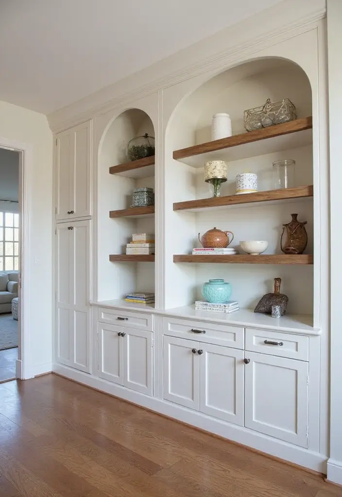 27 Double Wide Living Room Ideas That Feel Spacious and Comfortable - 26. Custom Built-Ins