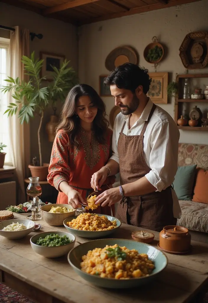 27 Living Room Date Night Ideas That Feel Romantic and Cozy - 23. Cultural Experience Night