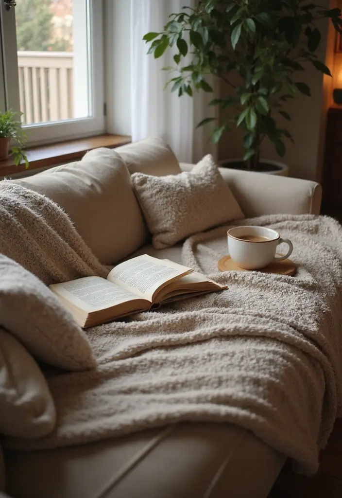 27 Living Room Date Night Ideas That Feel Romantic and Cozy - 8. Reading Night