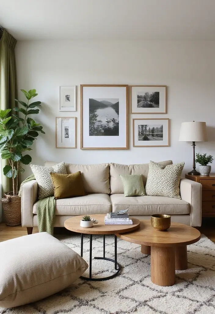 27 Living Room Olive Green Ideas That Feel Earthy and Peaceful - 23. Personal Touches