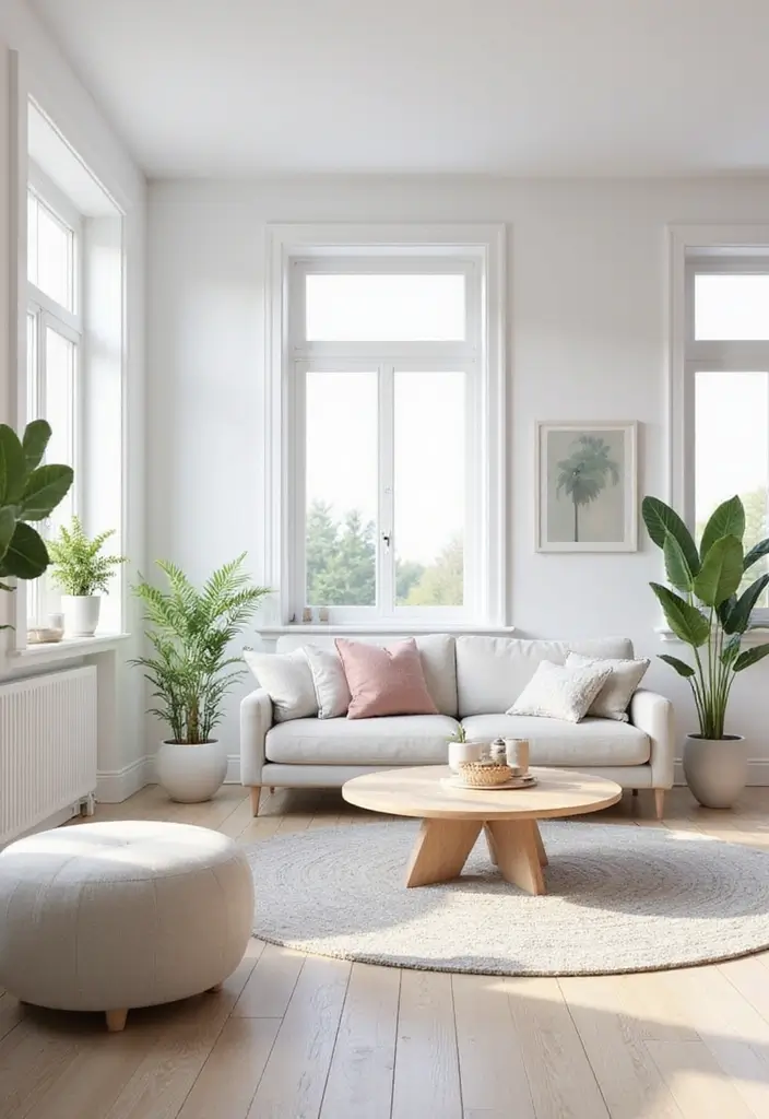 27 Sims 4 Living Room Ideas No CC That Look Realistic and Creative - 1. Bright and Airy Space