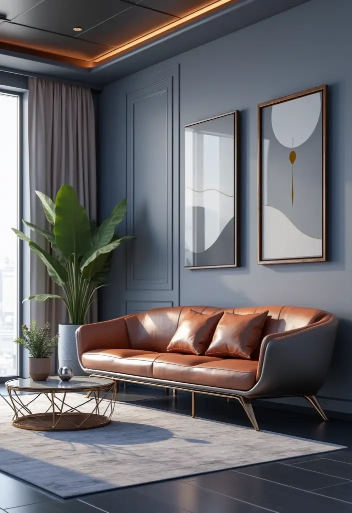 27 Sims 4 Living Room Ideas No CC That Look Realistic and Creative - 15. Futuristic Design