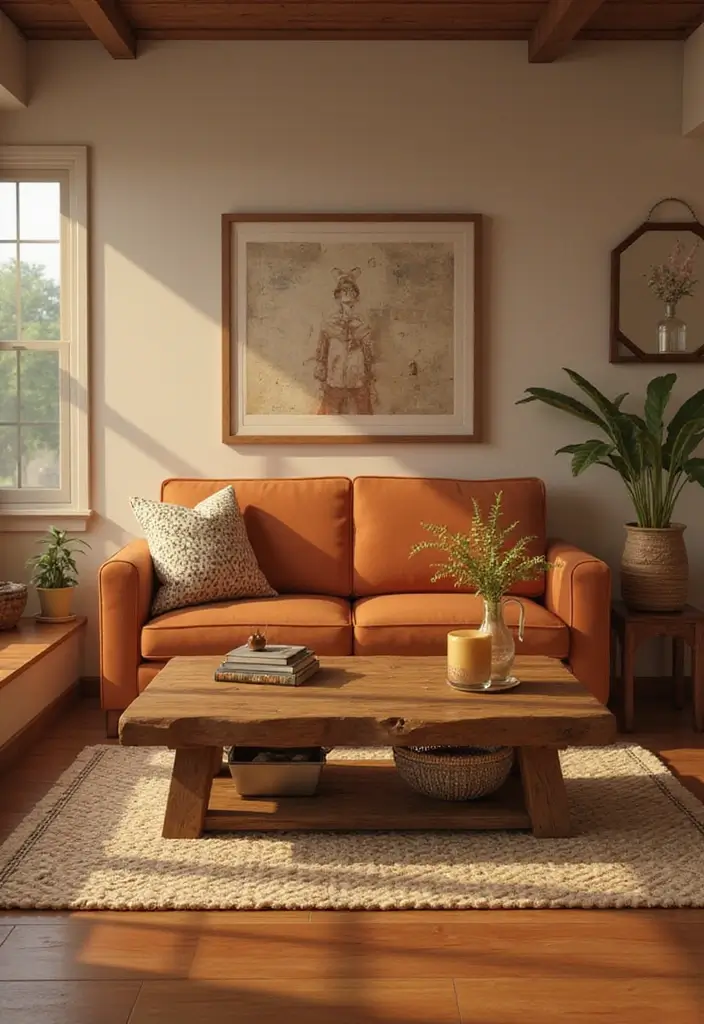 27 Sims 4 Living Room Ideas No CC That Look Realistic and Creative - 18. Warm and Welcoming