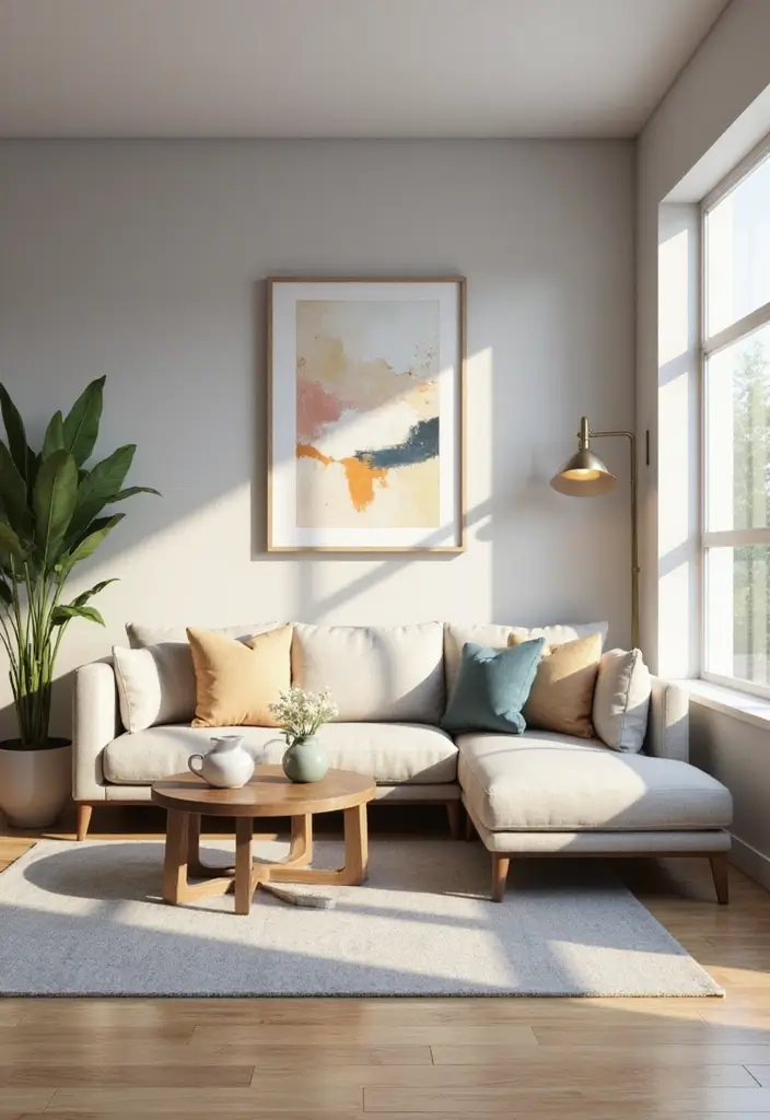 27 Sims 4 Living Room Ideas No CC That Look Realistic and Creative - 9. Modern Minimalism