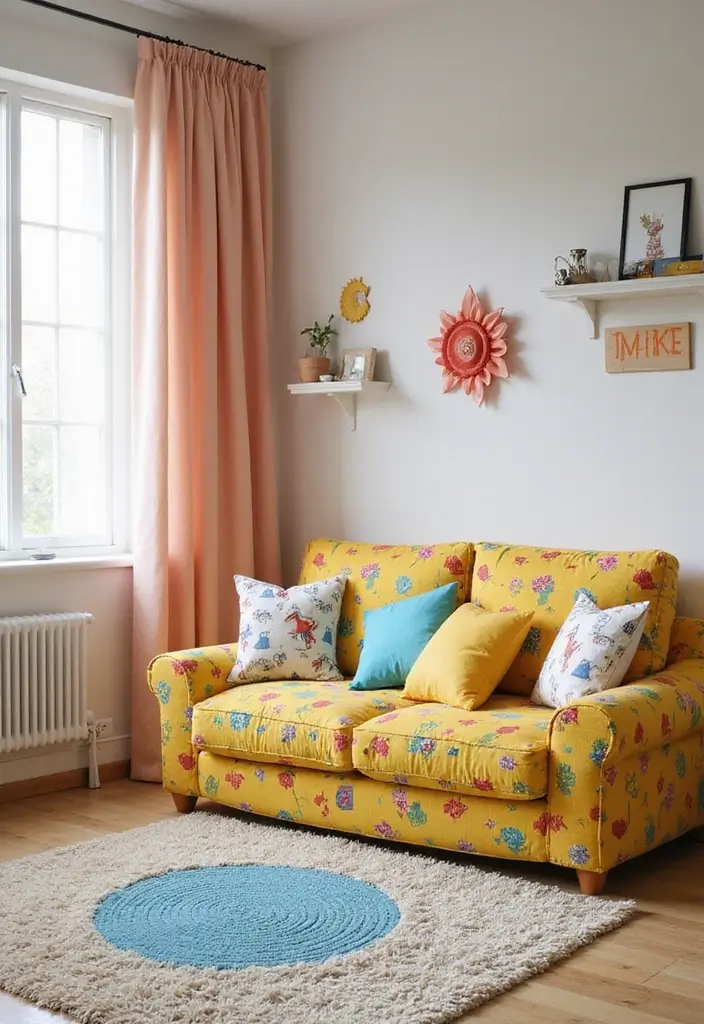 27 Sofa Bed Ideas Living Room That Are Functional and Stylish - 11. Stylish Sofa Beds for Kids' Rooms