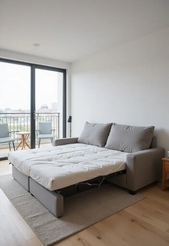 27 Sofa Bed Ideas Living Room That Are Functional and Stylish - 22. Sofa Beds with Pull-Out Mechanisms