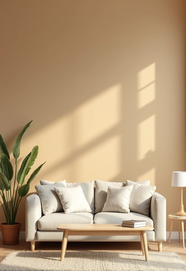 27 Tan Living Room Ideas That Feel Earthy and Inviting - 9. Eco-Friendly Paint Options