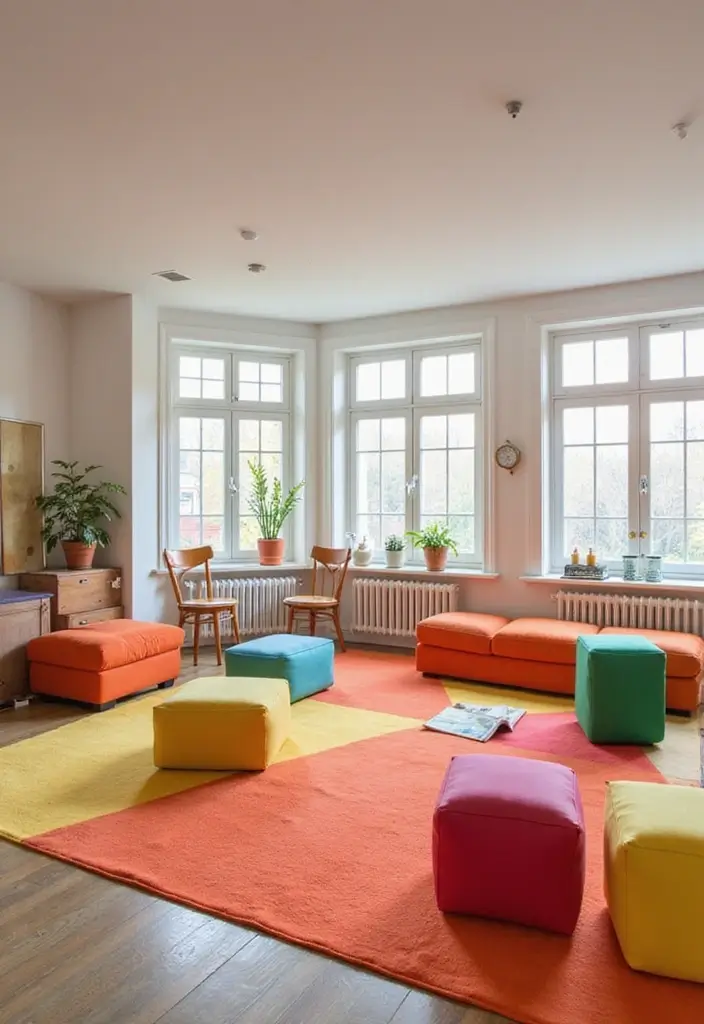 27 Toca Boca Living Room Ideas Mansion That Feel Creative and Playful - 19. Slide-In Seating