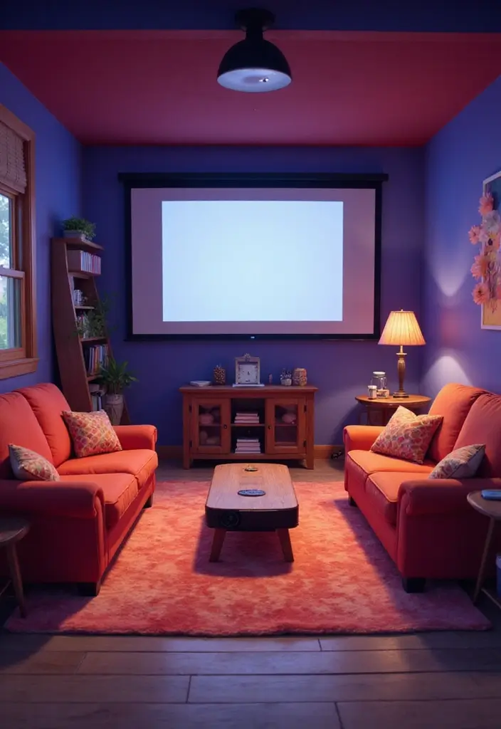 27 Toca Boca Living Room Ideas Mansion That Feel Creative and Playful - 22. Family Movie Theater