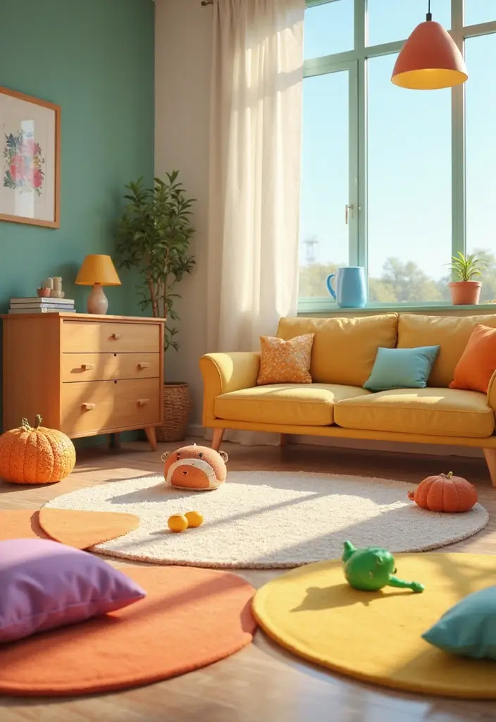 27 Toca Boca Living Room Ideas Mansion That Feel Creative and Playful - 26. Fun Floor Activities