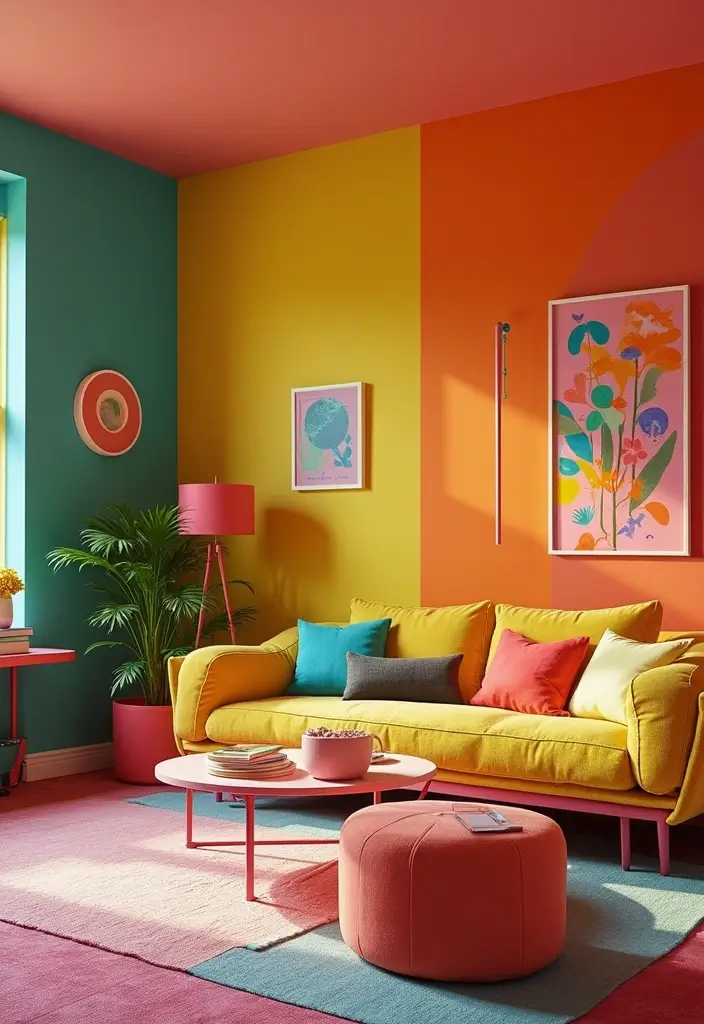 27 Toca Boca Living Room Ideas Mansion That Feel Creative and Playful - 3. Bright and Bold Color Palette