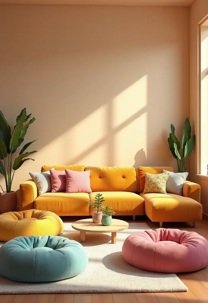 27 Toca Boca Living Room Ideas Mansion That Feel Creative and Playful - 6. Comfortable Family Seating