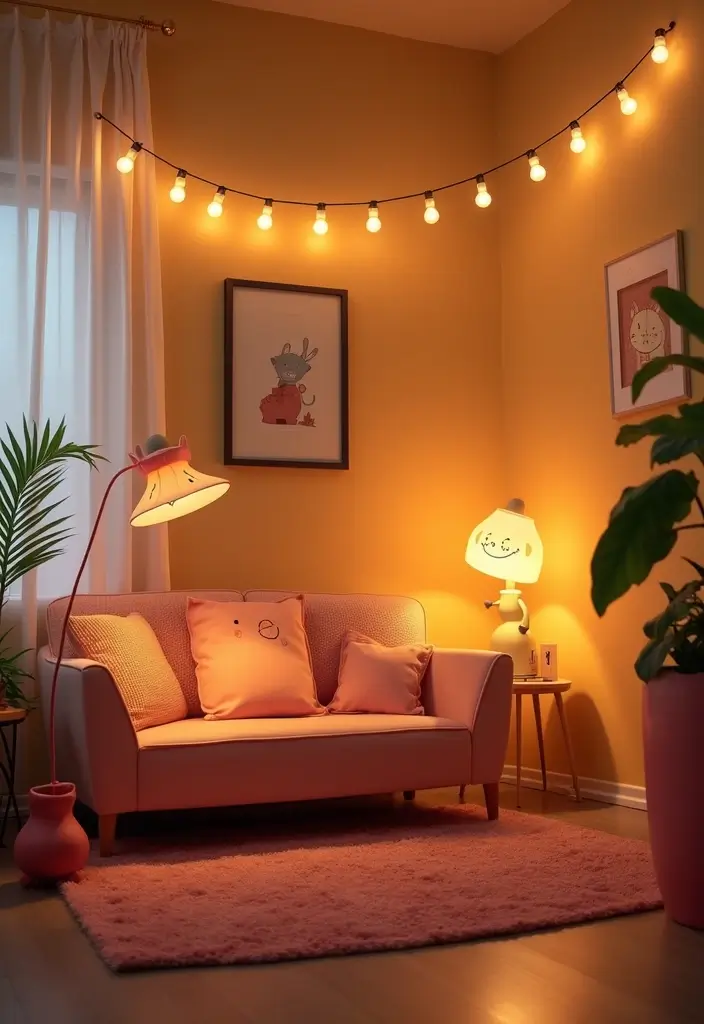 27 Toca Boca Living Room Ideas Mansion That Feel Creative and Playful - 7. Playful Lighting Fixtures