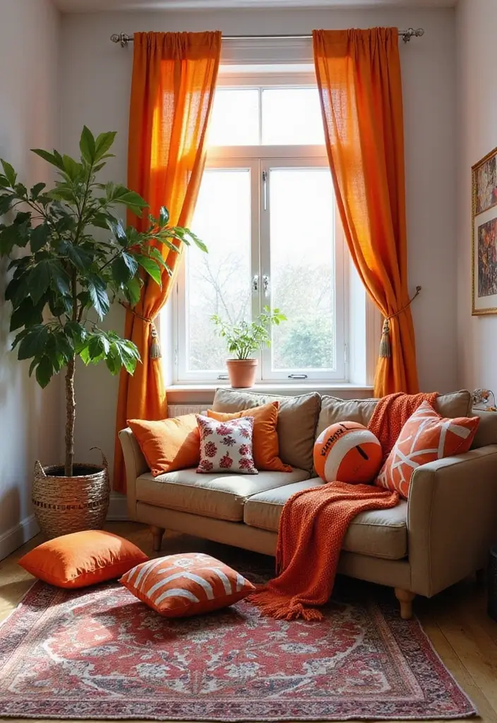 28 Boy Living Room Ideas That Feel Cool and Playful - 7. Sporty Accessories