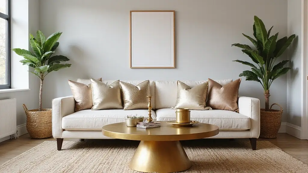 28 Gold Accent Living Room Ideas That Add Shine and Glamour