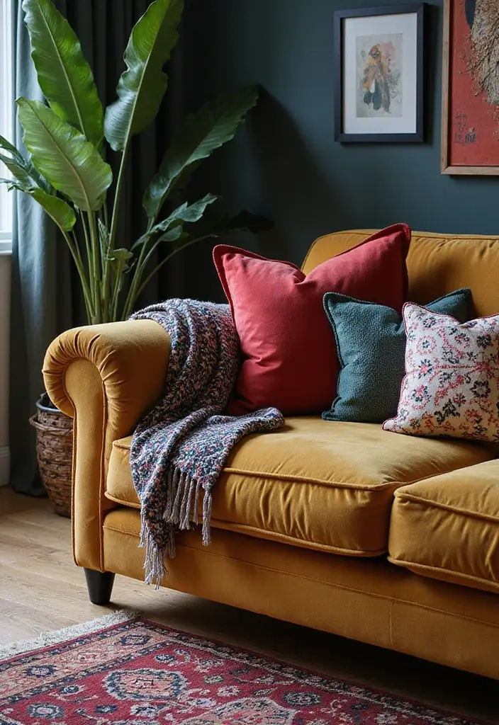 28 Kelly Wearstler Living Room Ideas That Feel Artistic and Glamorous - 1. Bold Patterns and Textures