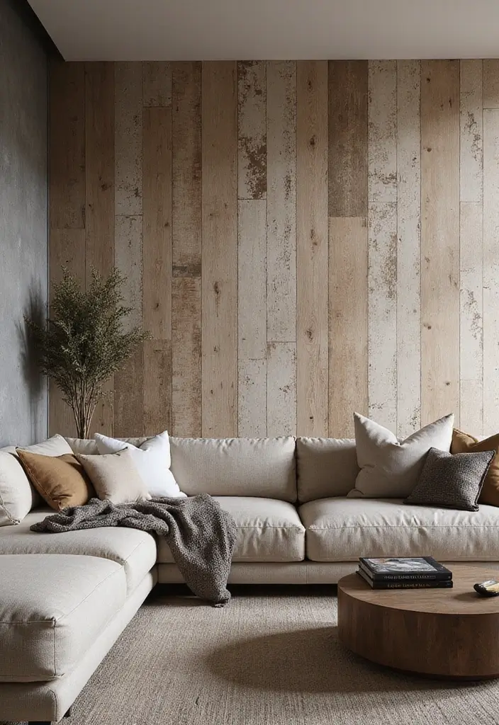 28 Kelly Wearstler Living Room Ideas That Feel Artistic and Glamorous - 21. Textured Walls