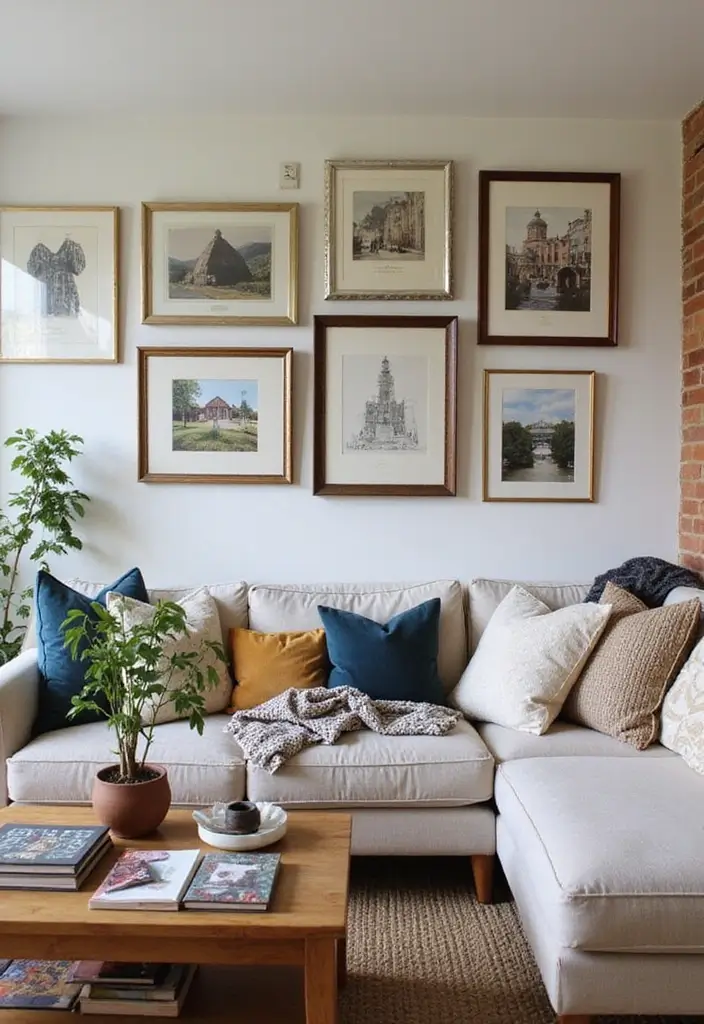 28 Kelly Wearstler Living Room Ideas That Feel Artistic and Glamorous - 25. Personal Touches