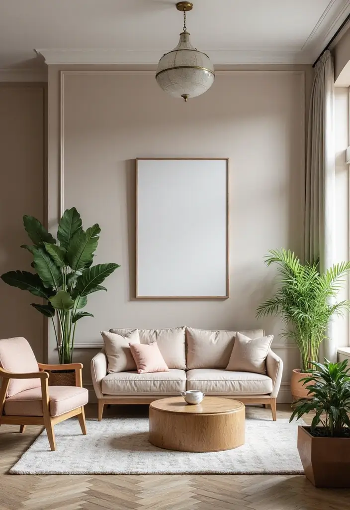 28 Kelly Wearstler Living Room Ideas That Feel Artistic and Glamorous - 6. Soft Color Palettes