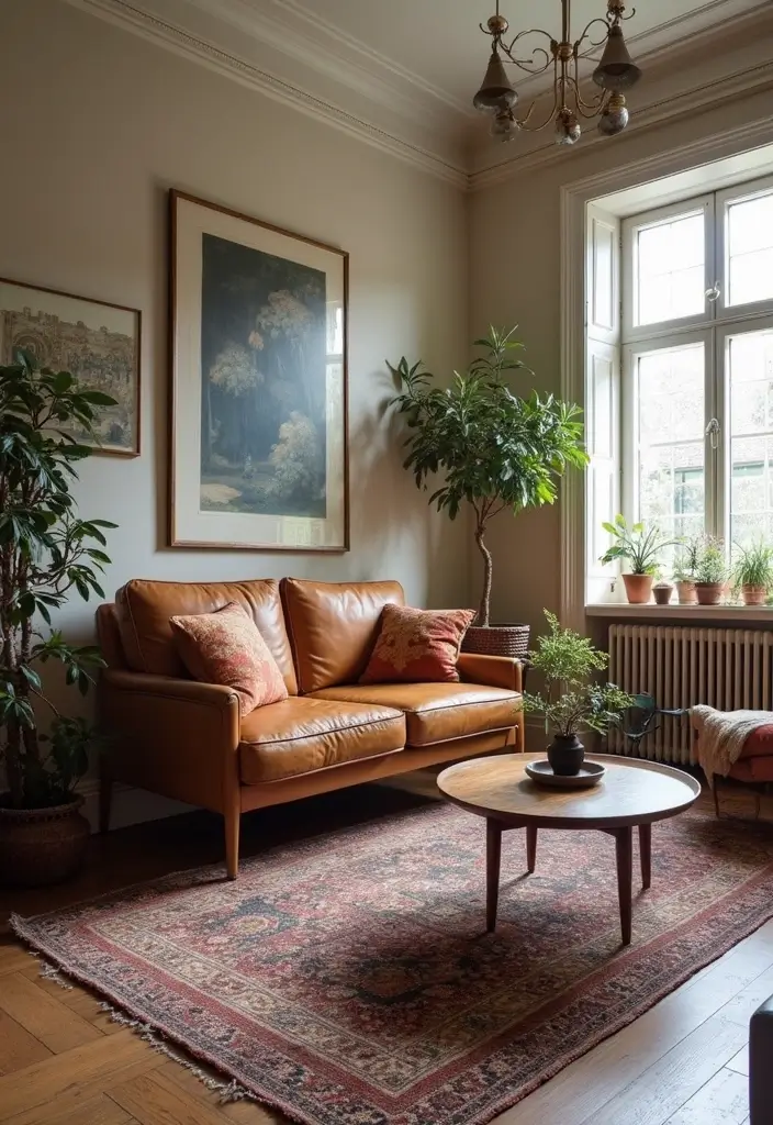 28 Kelly Wearstler Living Room Ideas That Feel Artistic and Glamorous - 7. Mixing Vintage and Modern