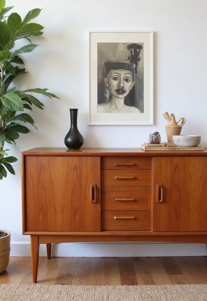 28 Living Room Cabinet Ideas That Add Storage and Style - 1. Iconic Teak Sideboards