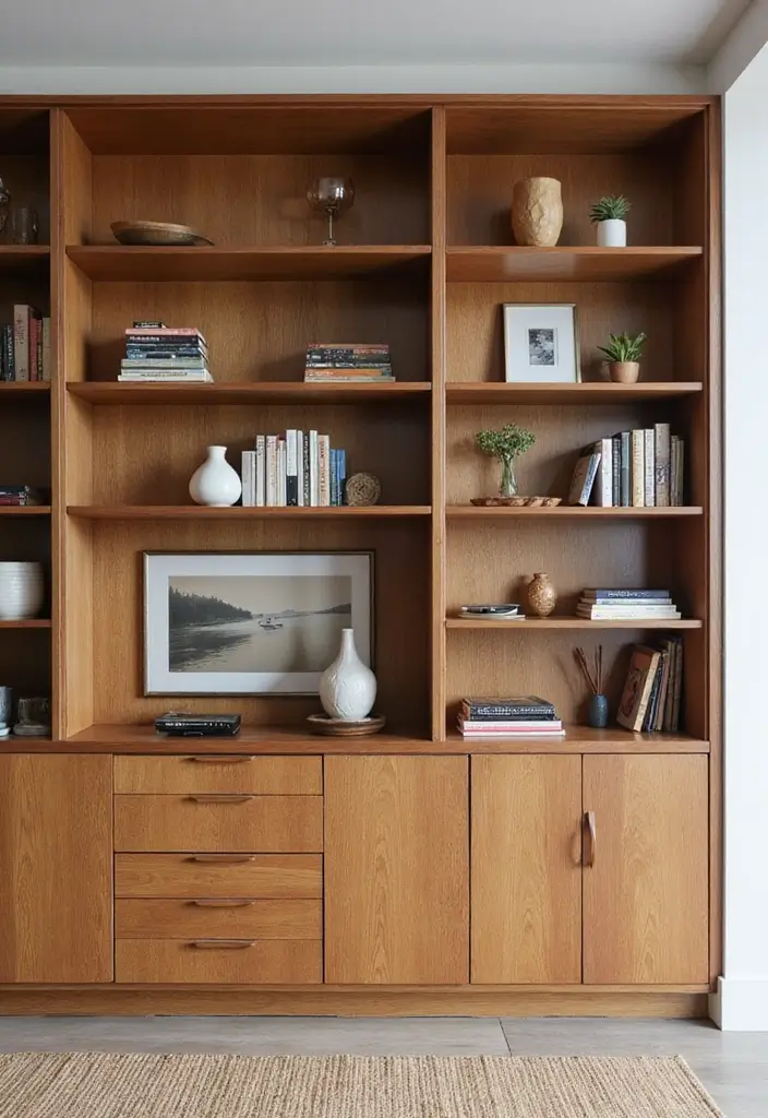 28 Living Room Cabinet Ideas That Add Storage and Style - 20. Modular Storage Solutions