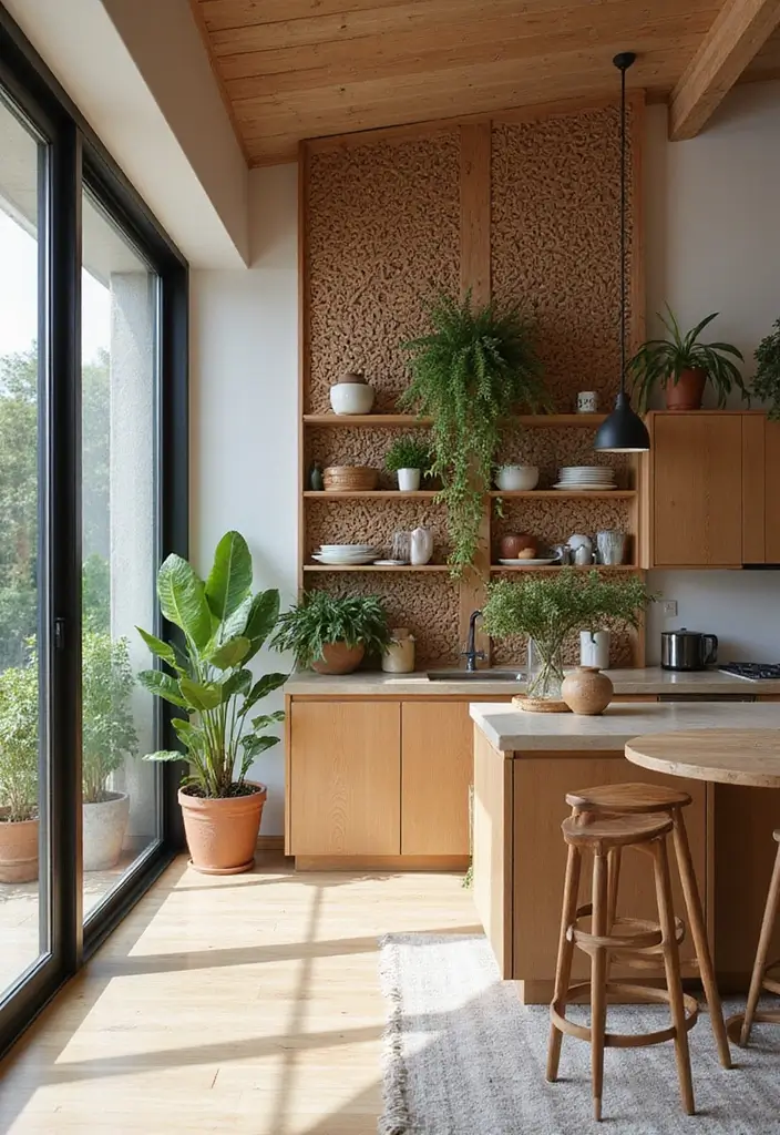 28 Open Kitchen and Living Room Indian Style Ideas That Feel Bright and Welcoming - 2. Decorative Room Dividers