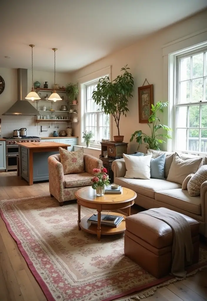 28 Open Kitchen and Living Room Indian Style Ideas That Feel Bright and Welcoming - 28. Infusing Personal Touches