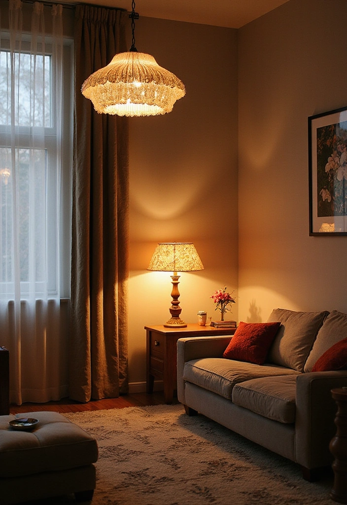 28 Toca Boca House Ideas Coastal Villa Living Room That Feel Sunny and Fun - 8. Creative Lighting Fixtures