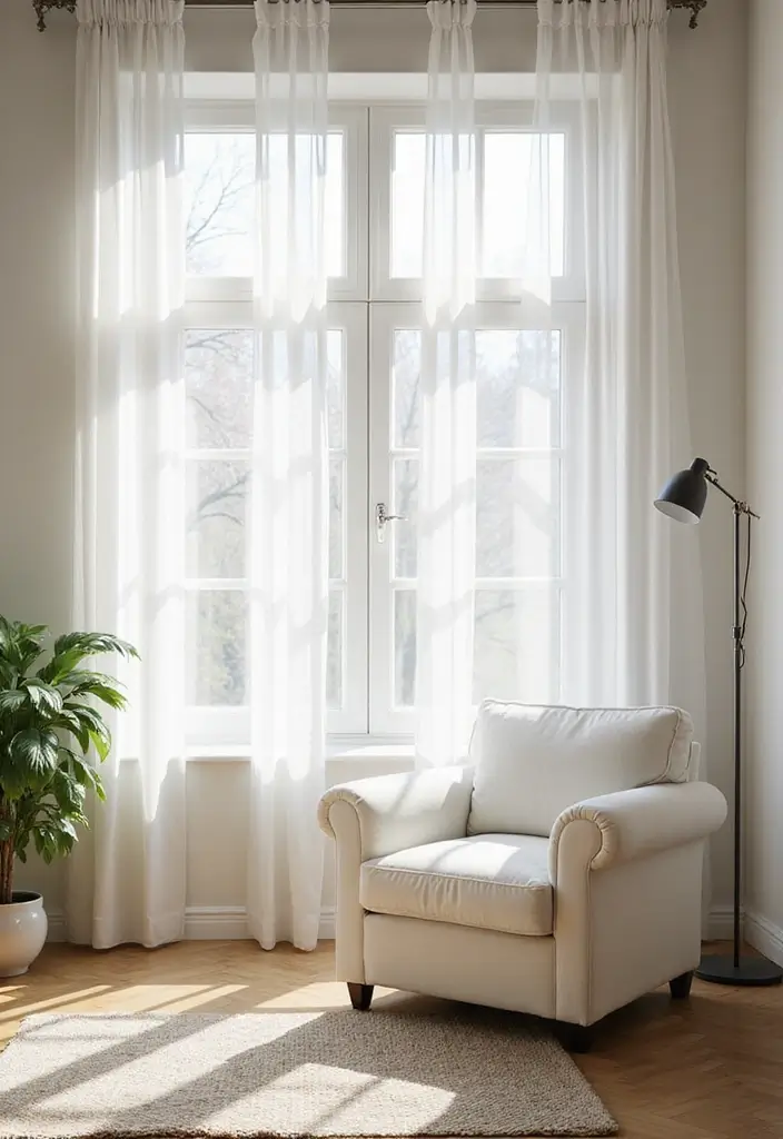 28 White Sofas Living Room Ideas That Feel Modern and Airy - 6. Natural Light Emphasis