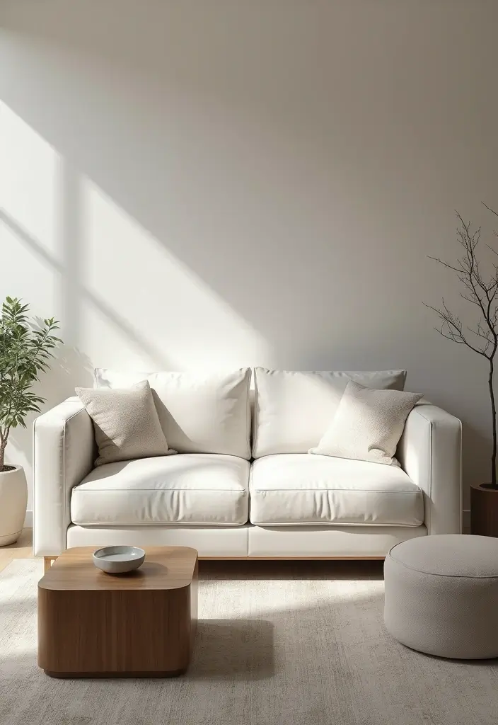 28 White Sofas Living Room Ideas That Feel Modern and Airy - 8. Multi-Functional Furniture