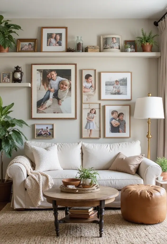 28 Y2K Living Room Ideas That Feel Retro and Fun - 23. Personalized Decor