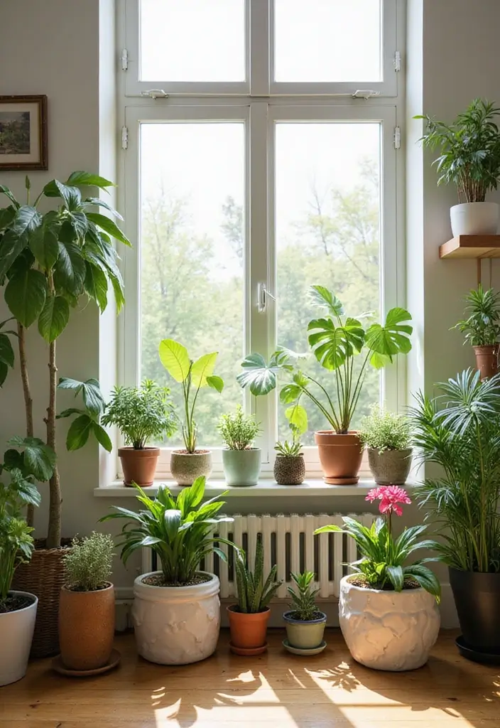 28 Y2K Living Room Ideas That Feel Retro and Fun - 26. Whimsical Garden Decor