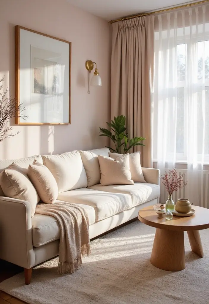 29 Couples Living Room Ideas That Feel Romantic and Stylish - 1. Soft Color Palettes