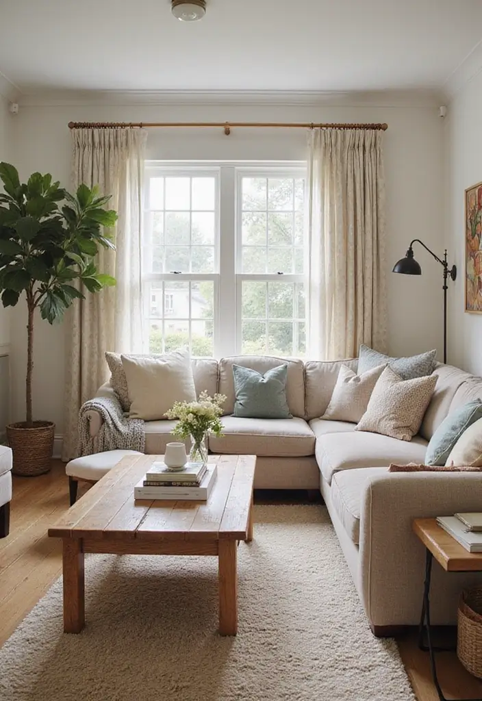 29 Couples Living Room Ideas That Feel Romantic and Stylish - 29. Balance of Style and Comfort