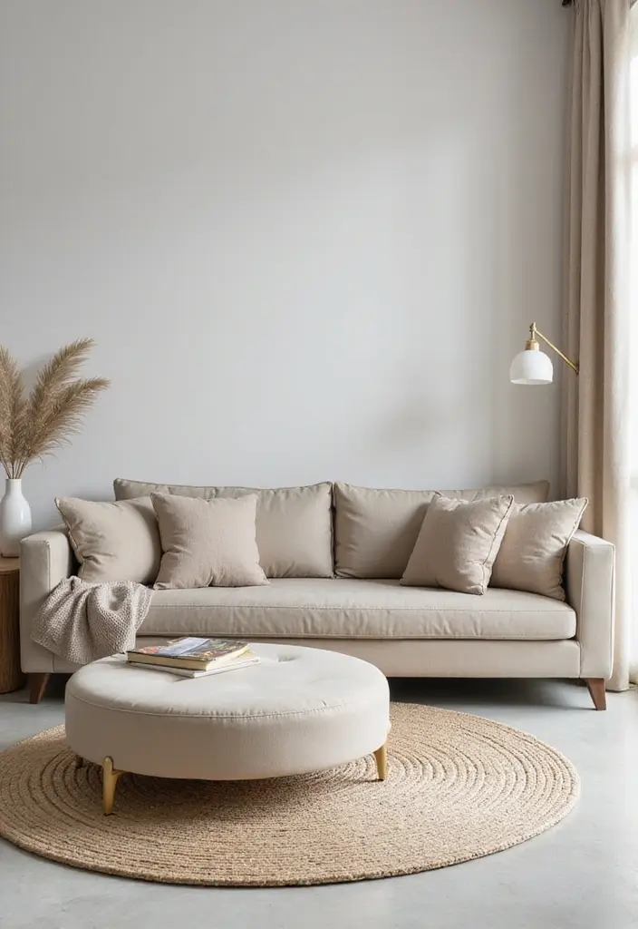 29 Living Room Bright Ideas That Feel Airy and Refreshing - 20. Utilize Multi-Functional Pieces