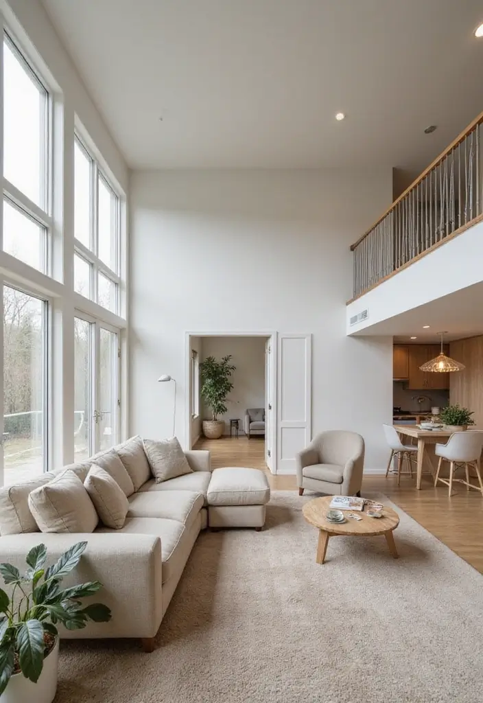 29 Living Room Bright Ideas That Feel Airy and Refreshing - 23. Select an Open-Concept Layout