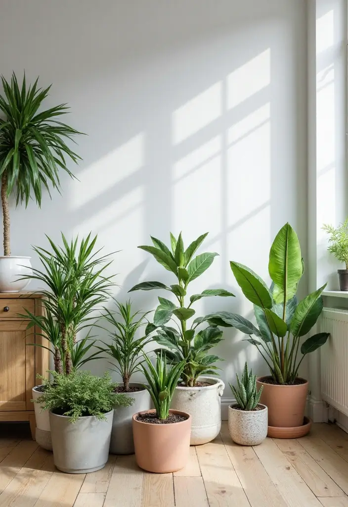 29 Living Room Bright Ideas That Feel Airy and Refreshing - 3. Incorporate Greenery