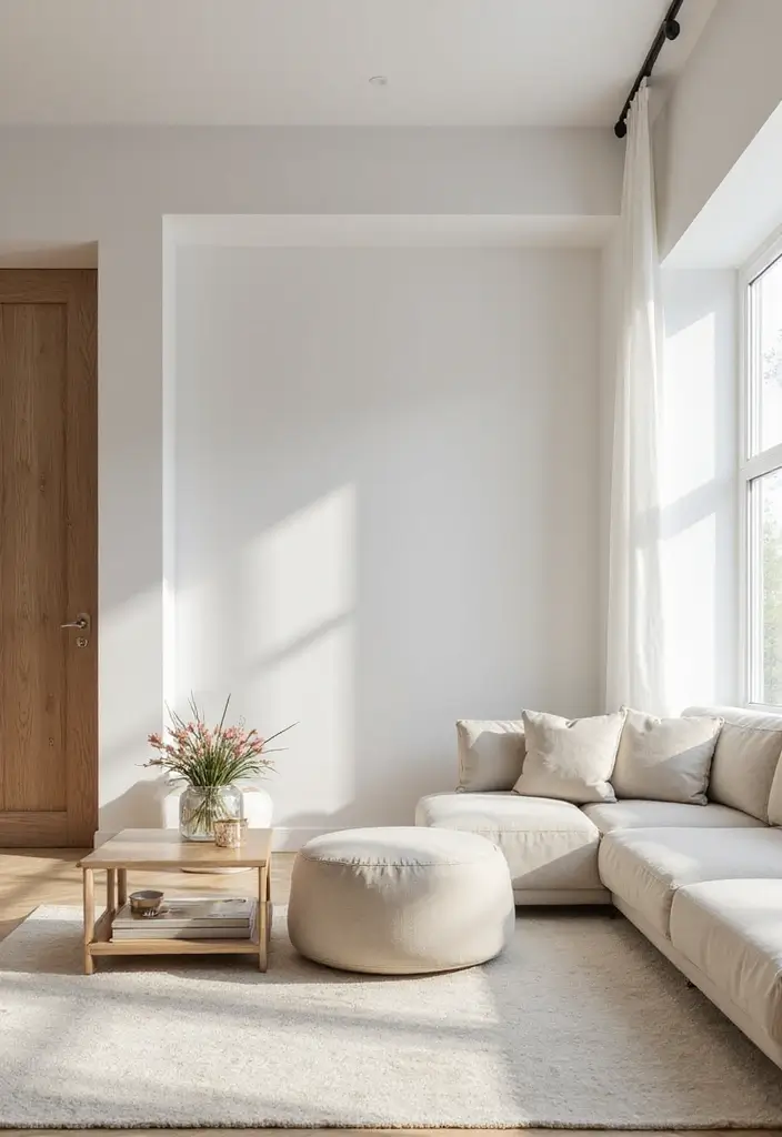 29 Living Room Bright Ideas That Feel Airy and Refreshing - 4. Select Minimalist Furniture