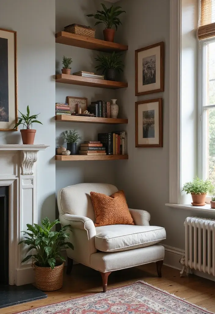 29 Living Room Open Concept Ideas That Feel Connected and Modern - 13. Cozy Corner Nooks