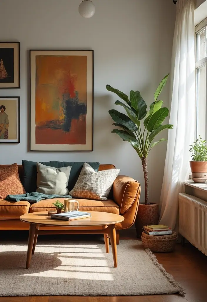 29 Living Room Open Concept Ideas That Feel Connected and Modern - 14. Mixing Styles