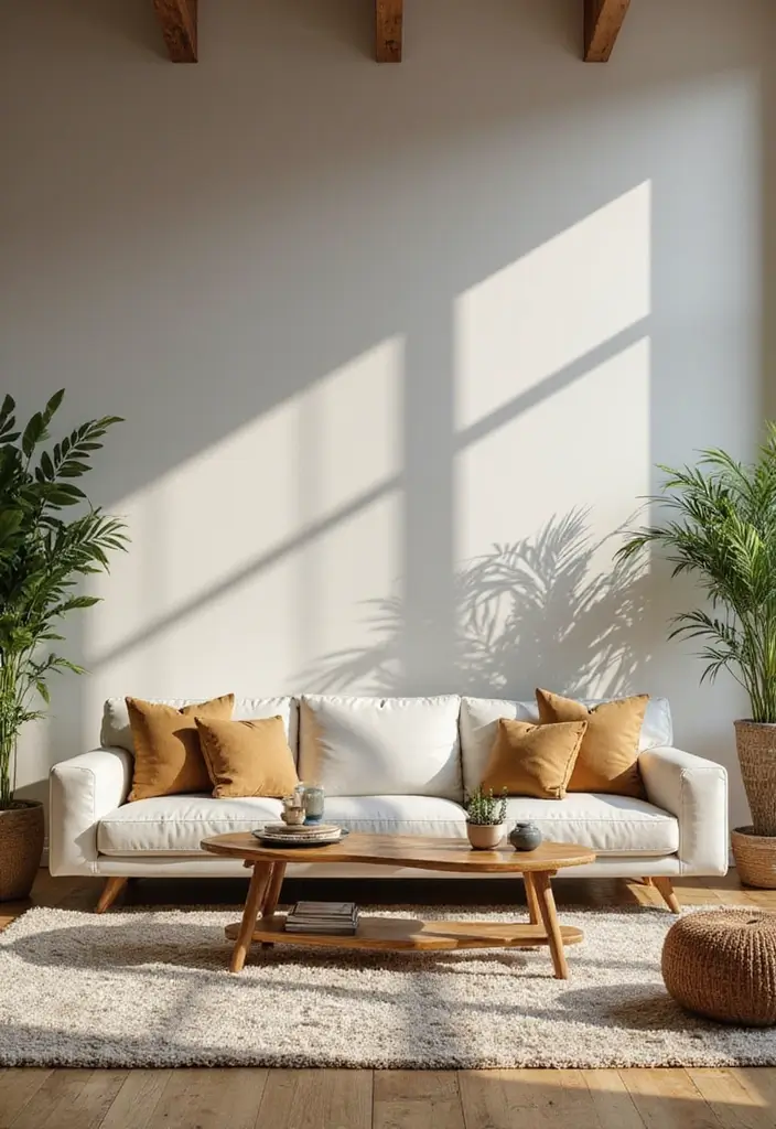 29 Living Room Open Concept Ideas That Feel Connected and Modern - 17. Eco-Friendly Decor Choices