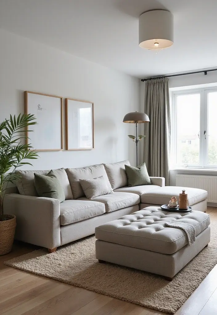 29 Living Room Open Concept Ideas That Feel Connected and Modern - 7. Incorporate Multi-Functional Furniture