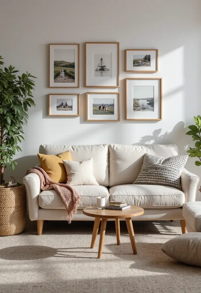 29 Neutral Living Room Ideas That Feel Warm and Balanced - 29. Personal Touches