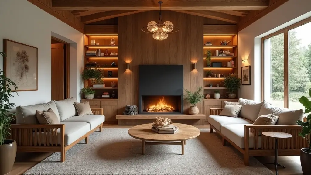 29 Oak Living Room Ideas That Feel Natural and Warm